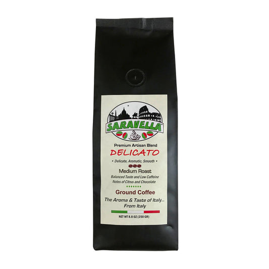 DELICATO - Ground Coffee / 8.8 ounce bag